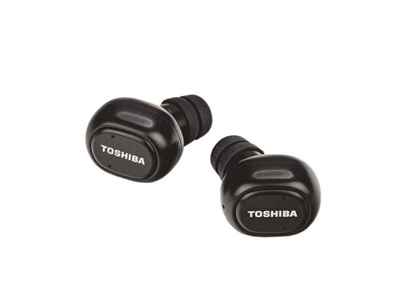 TOSHIBA Cordfree Wireless Earbuds Blk