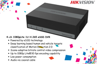 Hikvision 4-Ch ColorVu CCTV Kit with 1TB eSSD DVR, Zatech RG59 Roll and JB