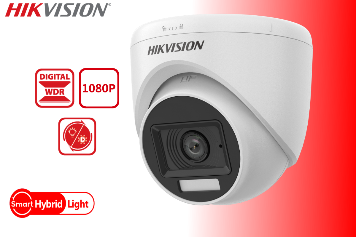 Hikvision 4CH eDVR Dome CCTV Kit with 1TB Built-in SSD and Zatech RG59 Cable