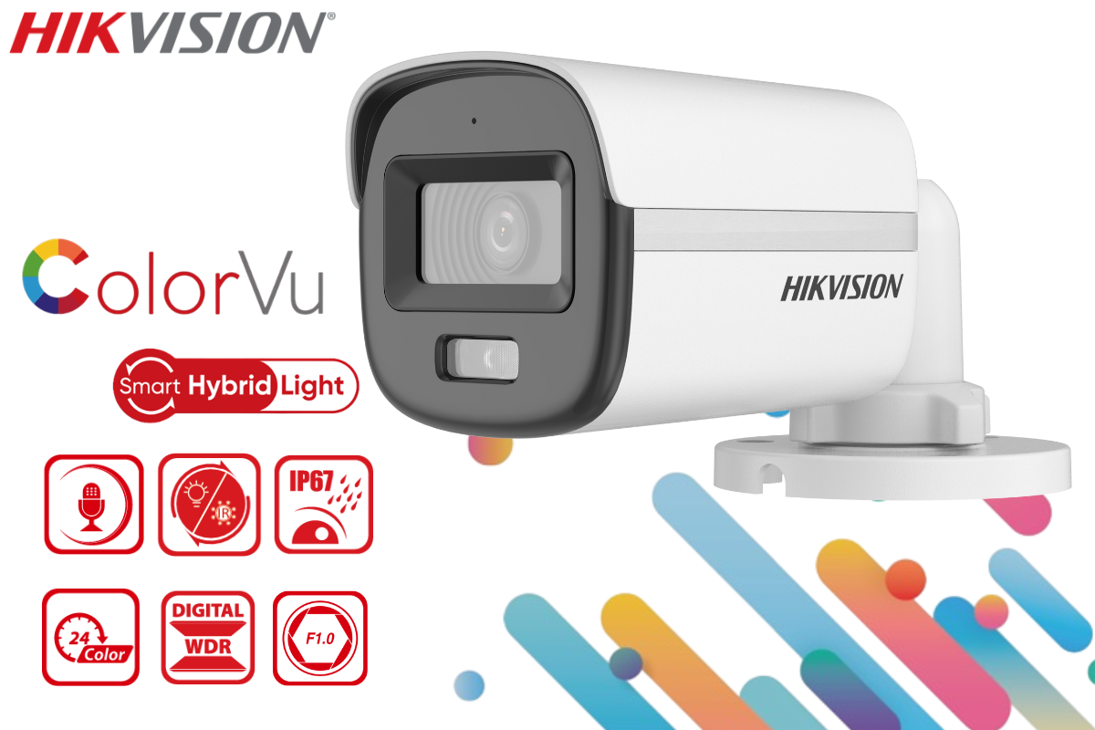 Hikvision 4-Channel ColorVu CCTV Kit with Zatech RG59 Cable, Junction Box