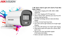 Hikvision 4-Ch ColorVu CCTV Kit with 1TB eSSD DVR, Zatech RG59 Roll and JB