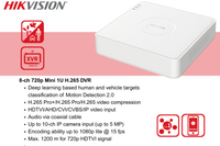 Hikvision 8CH ColorVu CCTV Kit with 1TB HDD and Zatech RG59 Cable roll