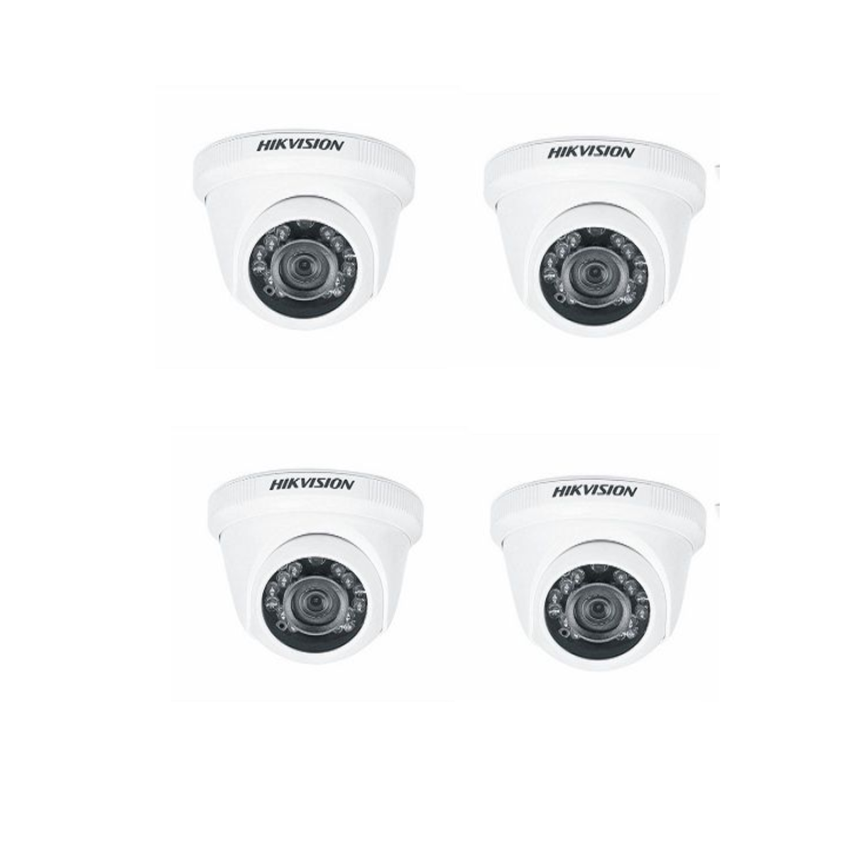 Hikvision 4CH 2MP Standard Dome DIY Kit