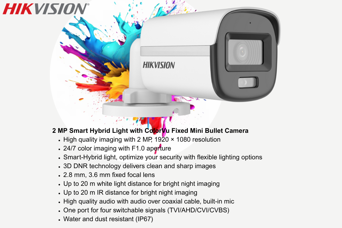 Hikvision 16CH ColorVu CCTV Kit with Zatech Junction Boxes & Cable Rolls