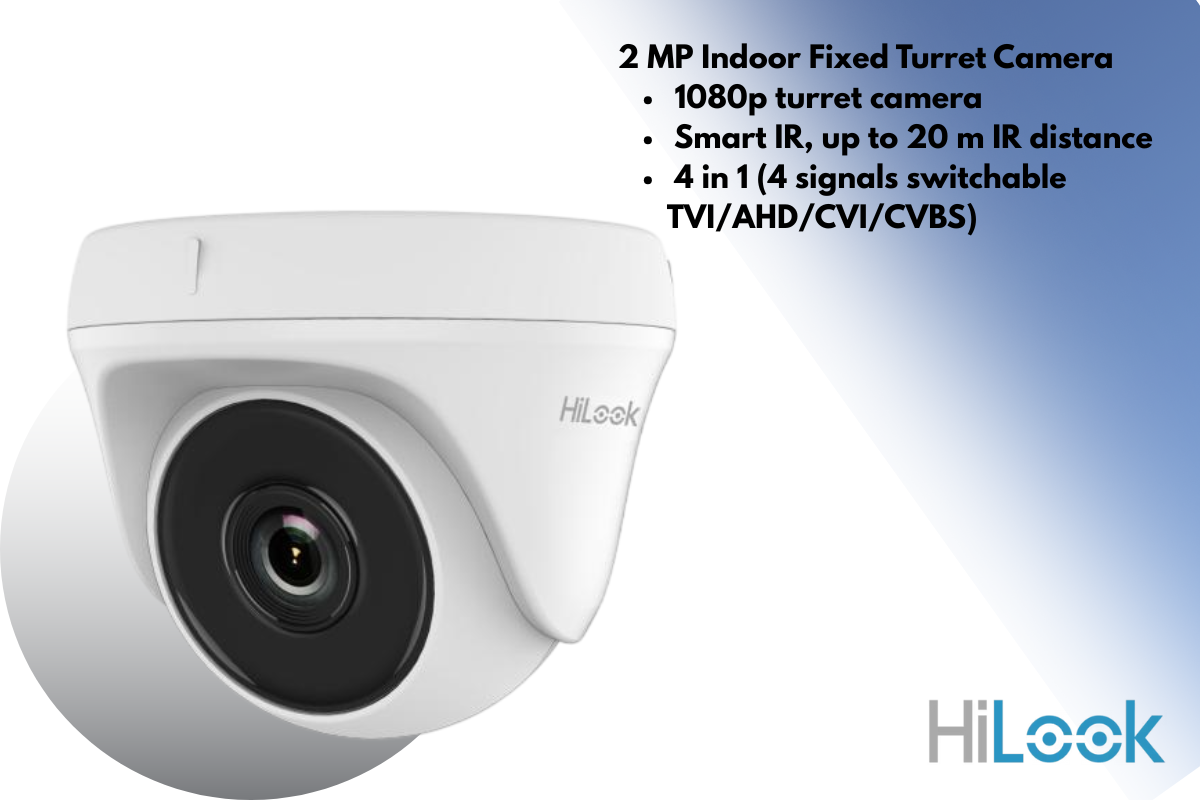 Hilook 16CH Dome Camera CCTV Kit With Zatech ready Cables, Junction Boxes