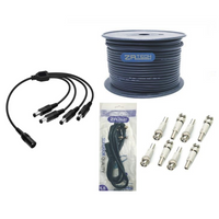Hikvision 4CH 1MP Advanced Bullet Dome KIT With ZAtech RG59 Cable