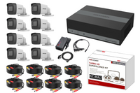 Hikvision 8CH eSSD DVR Kit with 1TB Built-in SSD & Zatech 20m Ready cables