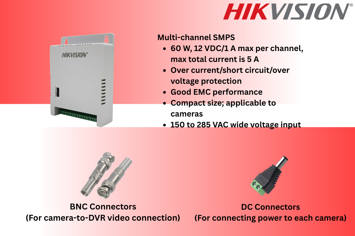 Hikvision 8CH eDVR CCTV Kit with Built-in 1TB SSD & Zatech RG59 Cable roll