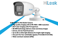 HiLook 4-Ch ColorVu CCTV Kit with Zatech Junction Boxes & ready-made Cables