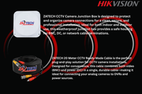 Hikvision 8CH eDVR Dome CCTV Kit -1TB Built-in SSD & Zatech Junction Boxes