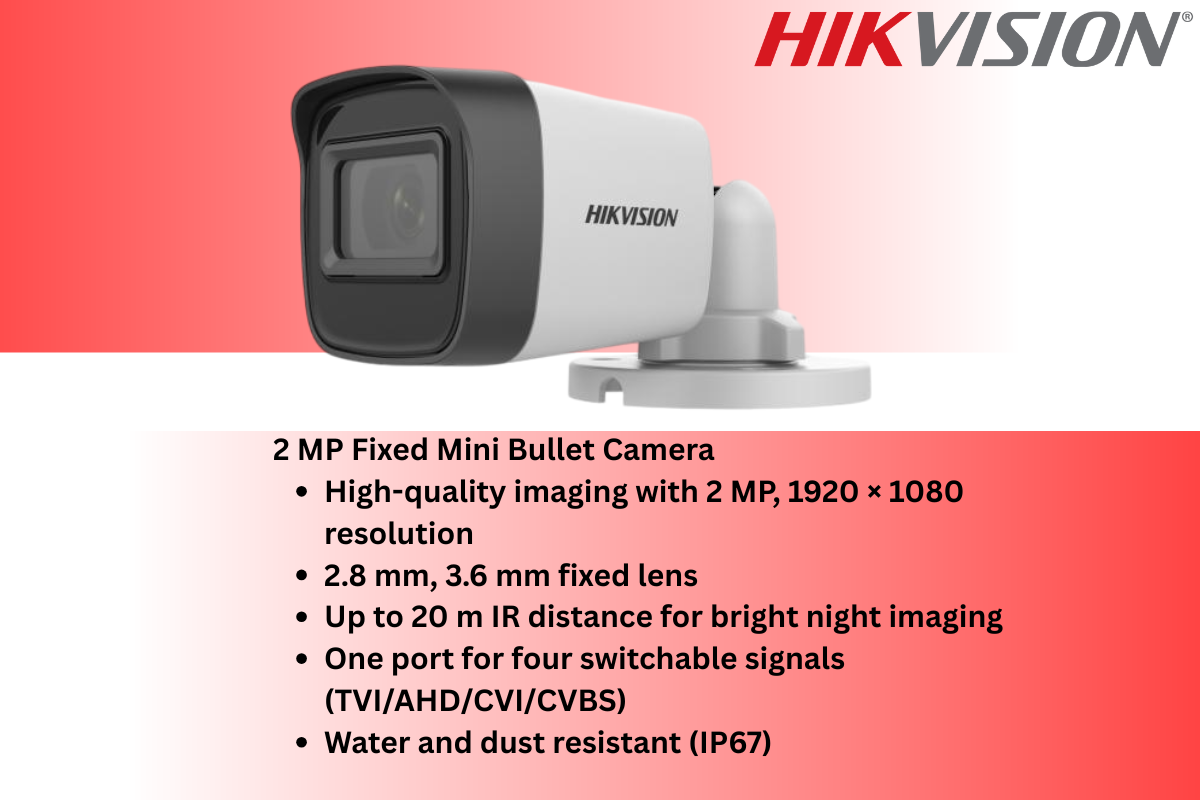 Hikvision 8CH eDVR CCTV Kit with Built-in 1TB SSD & Zatech RG59 Cable roll