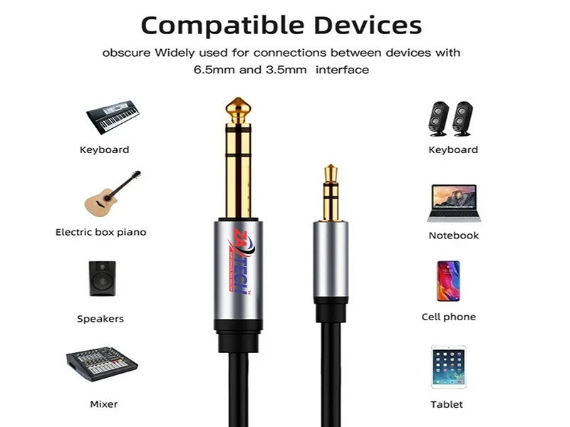 CABLE S3.5M/S6.5M Microphone Cable 1.8M