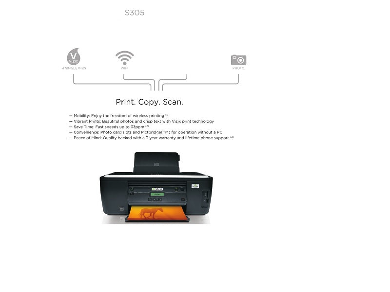 LEXMARK Impact S305 Wireless All In One