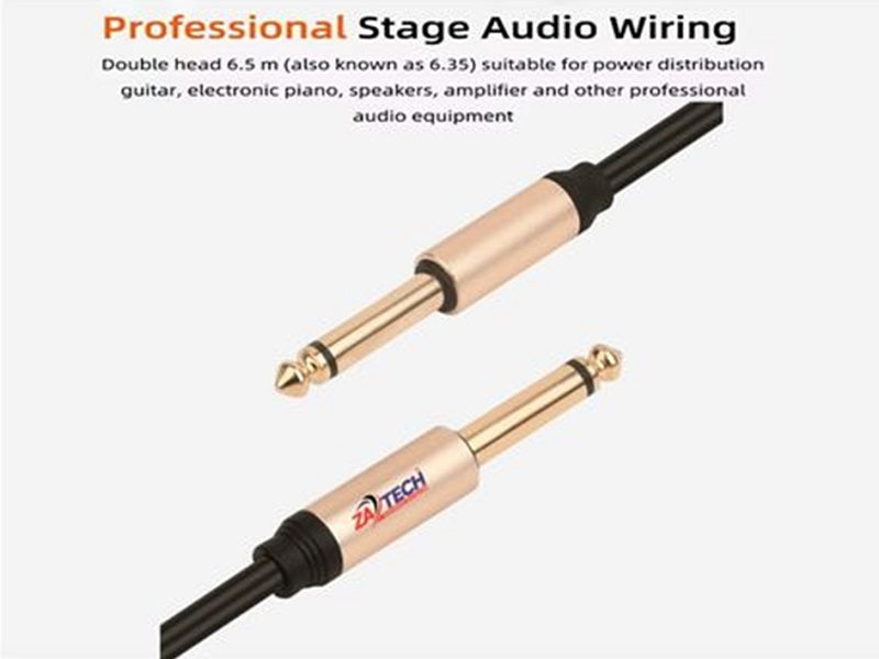 CABLE Str 6.35 Male/Male Microphone 20M