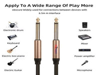 CABLE Str 6.35 Male/Male Microphone 20M