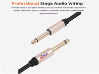 CABLE Str 6.35 Male/Male Microphone 3M