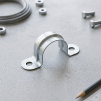 20mm Galvanised Conduit Saddle - Zinc-Coated Fixing Clip for 20mm Conduit & Cables (SAD20G) – view 3
