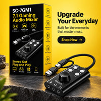 7-in-1 Gaming Audio Mixer USB Type-C Car