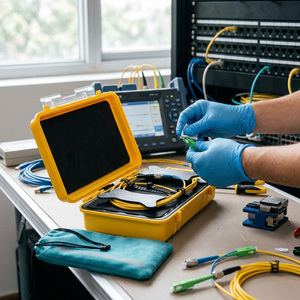 1KM SC/APC-FC/UPC Fiber Optic Extensi