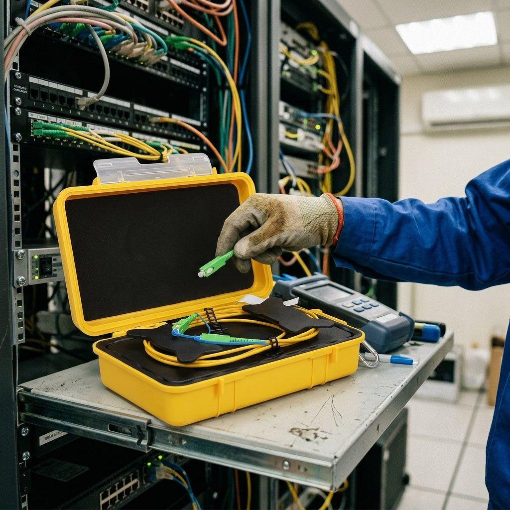 1KM SC/APC-SC/APC Fiber Optic Extensi