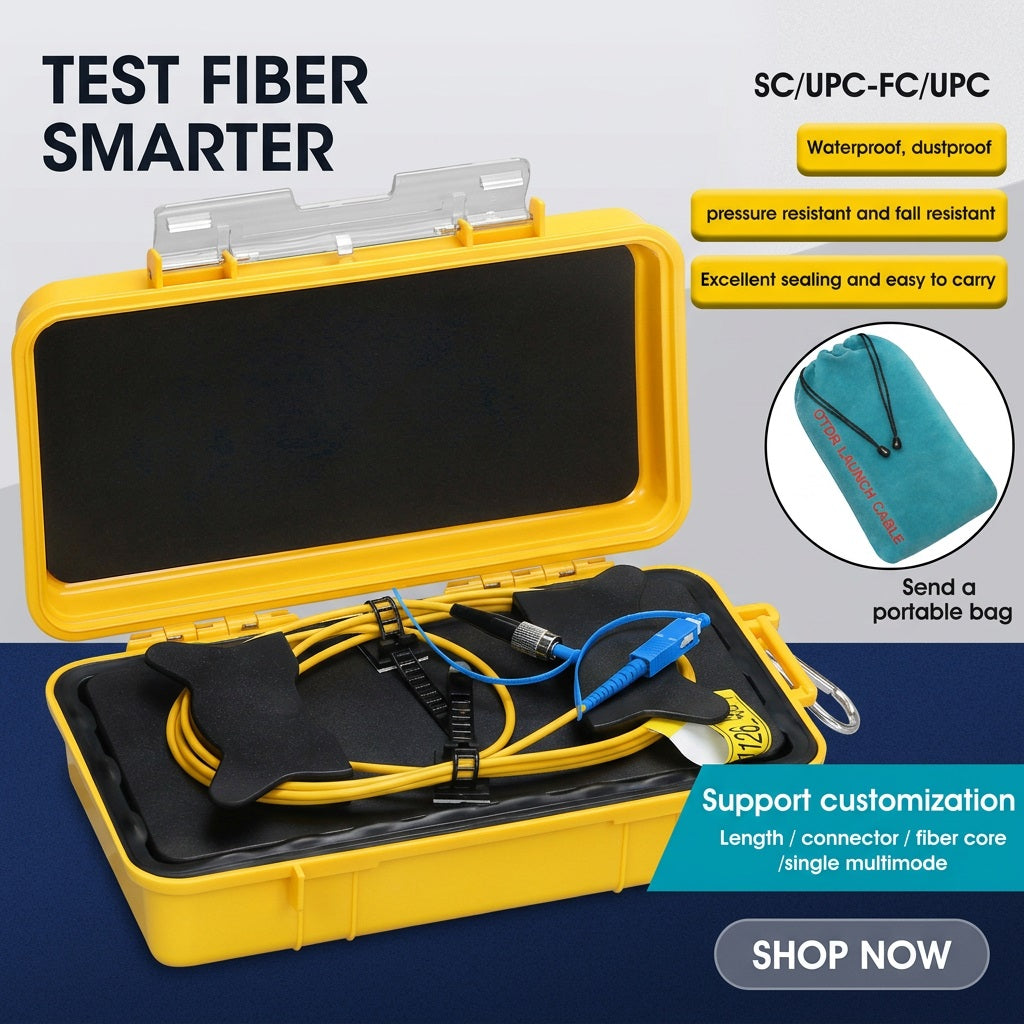 1KM SC/UPC-FC/UPC Fiber Optic Extensi
