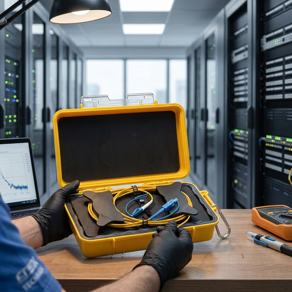 1KM SC/UPC-LC/UPC Fiber Optic Extensi