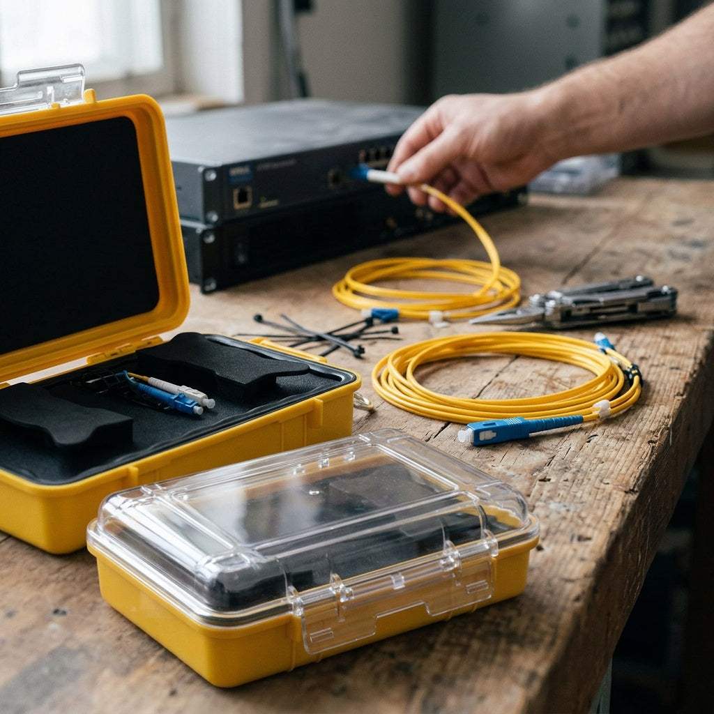 1KM SC/UPC-LC/UPC Fiber Optic Extensi