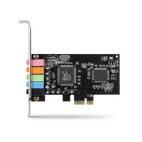 6-Channel 5.1 Surround PCI-Express Sound Card - 24-bit 48kHz, S/PDIF, VIA Envy24
