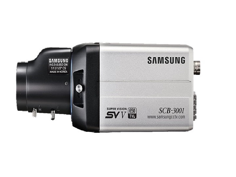 SCB-3001P Box Cam Samsung Wdr 700Tvl