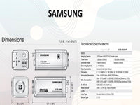 SCB-3001P Box Cam Samsung Wdr 700Tvl