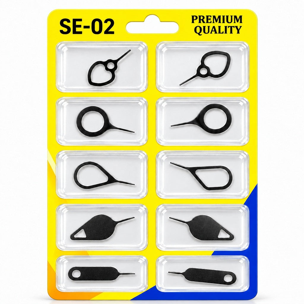 SIM Card Ejector Pin Tool 10 Pieces Pack