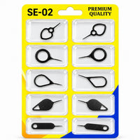 SIM Card Ejector Pin Tool 10 Pieces Pack