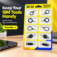 SIM Card Ejector Pin Tool 10 Pieces Pack