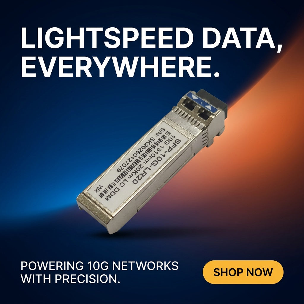 SFP Fiber Optic 10G 1310nm 20Km LC DDM – view 4