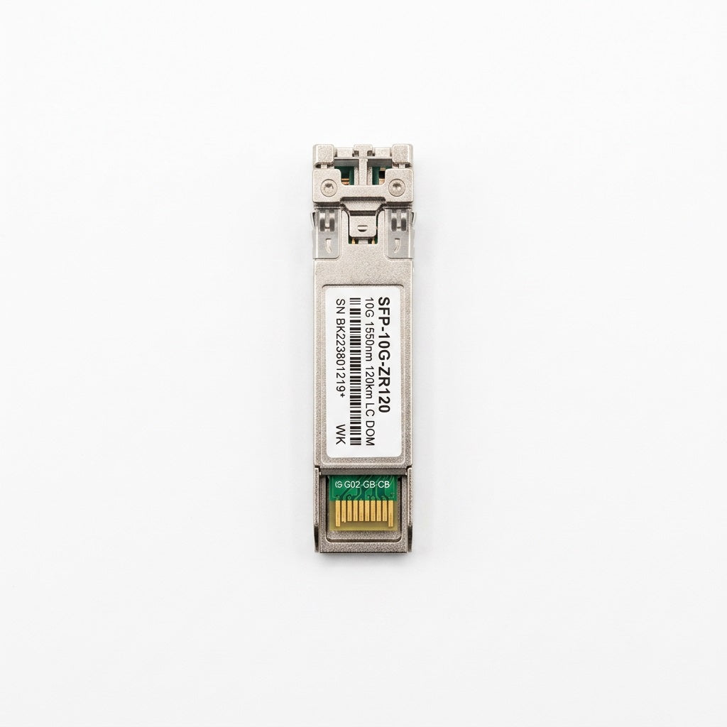10G SFP+ Fibre Transceiver 1550nm 120km Single-Mode Duplex LC DDM (SFP-10G-ZR120)