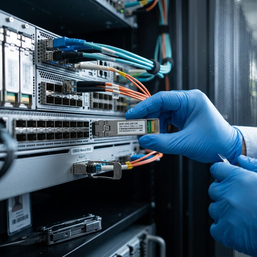 10G SFP+ Fibre Transceiver 1550nm 120km Single-Mode Duplex LC DDM (SFP-10G-ZR120) – view 3