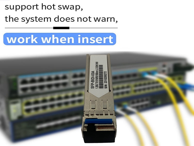 SFP Fiber Optic 1.25G Tx1310/Rx1550Nm Lc