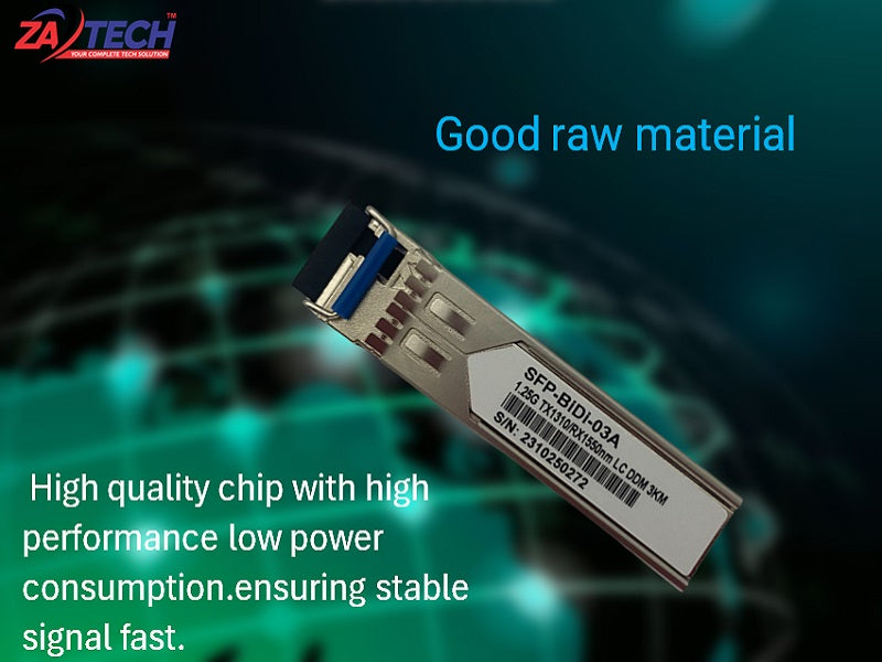 SFP Fiber Optic 1.25G Tx1310/Rx1550Nm Lc