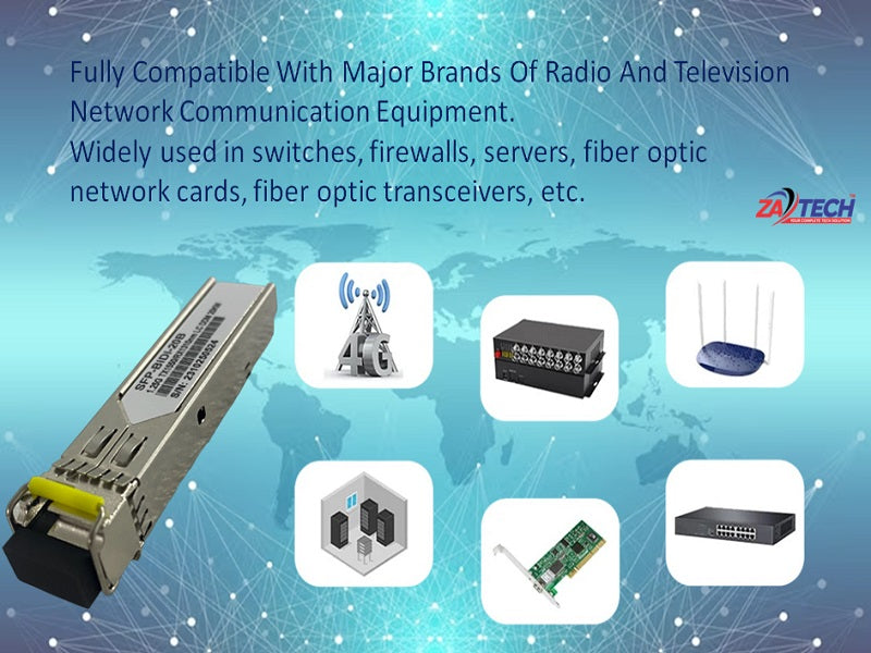 SFP Fiber Optic 1.25G Lc Tx1550/Rx1310Nm