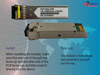 SFP Fiber Optic 1.25G Lc Tx1550/Rx1310Nm