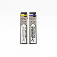1.25G BiDi SFP Transceiver Pair 120km - TX1490/RX1550nm, Single Fibre LC DDM (SFP-GE-BX120-A/B)