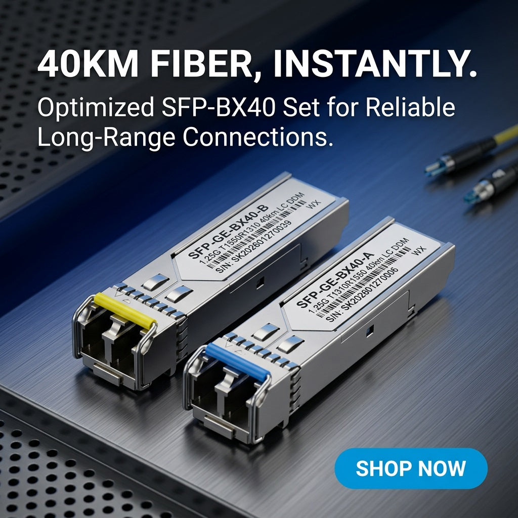 SFP 1.25G 40KM Pair T1310/R1550 LC DDM – view 4