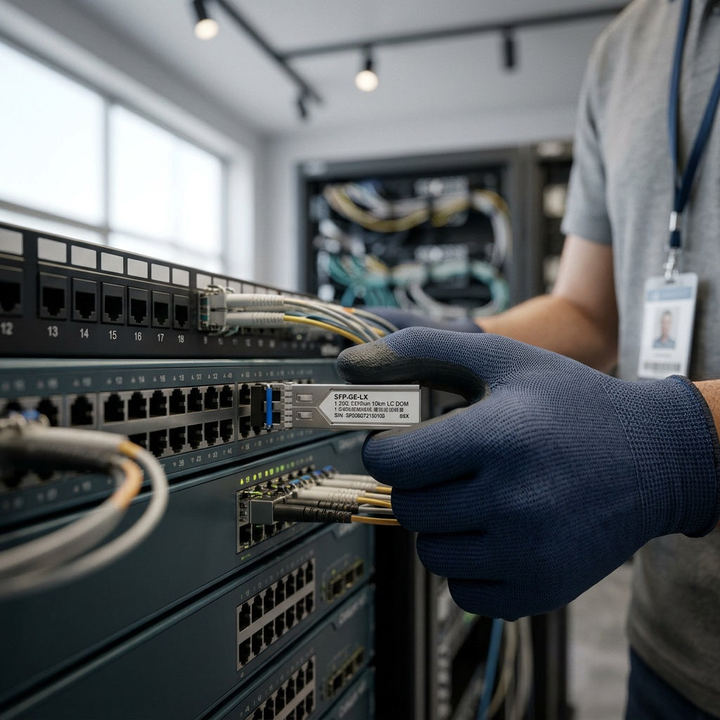 SFP Fiber Optic 1.25G 1310nm 10Km LC DDM – view 2