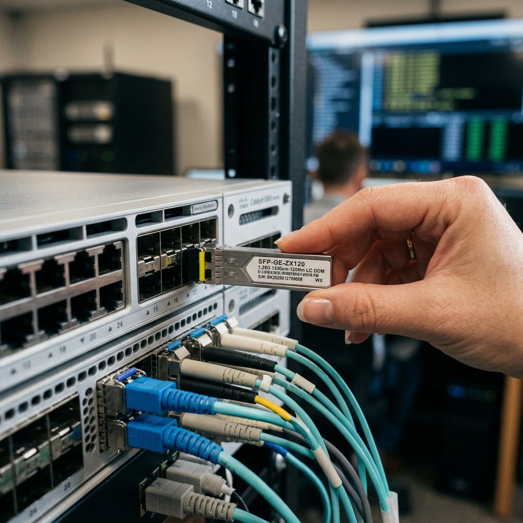 SFP Fiber Optic 1.25G 1550nm 120Km LCDDM – view 3