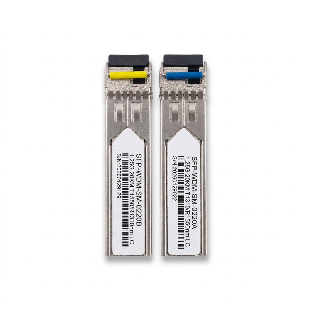SFP 1.25G 20KM Pair T1310/R1550NM LC