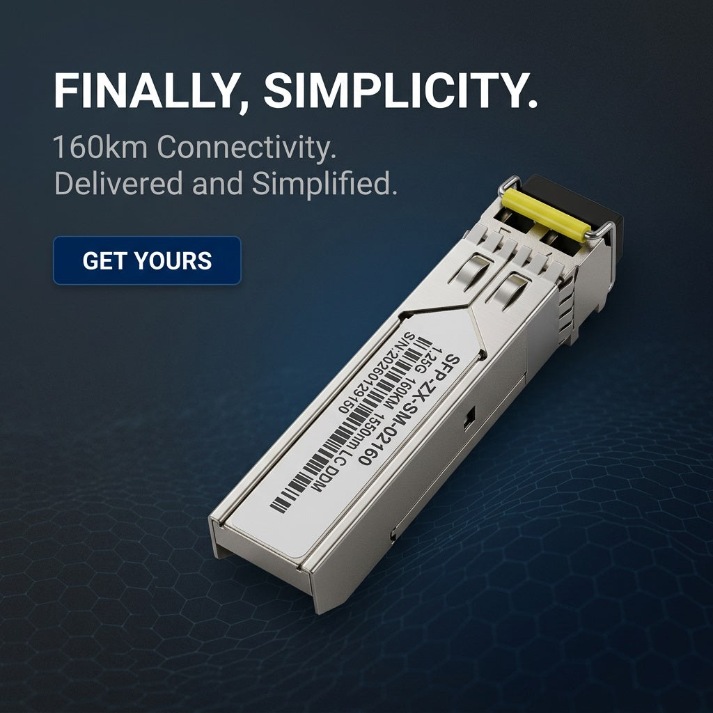 SFP Fiber Optic 1.25G 1550nm 160Km LCDDM – view 4