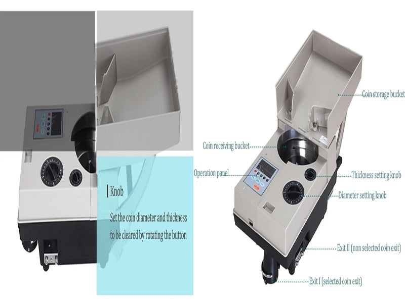 ZAPOS  Coin Sorter Sh-Qd1