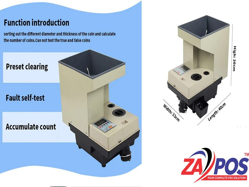 ZAPOS Coin Sorter Sh-Qd2