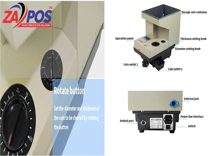 ZAPOS Coin Sorter Sh-Qd2