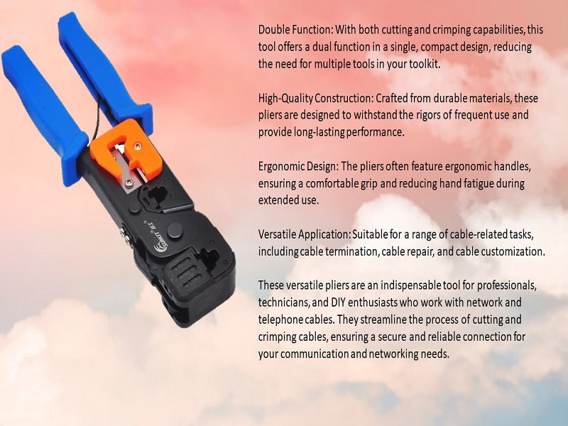 SUNKIT Crimping Tools Sk-868G 8P+6P